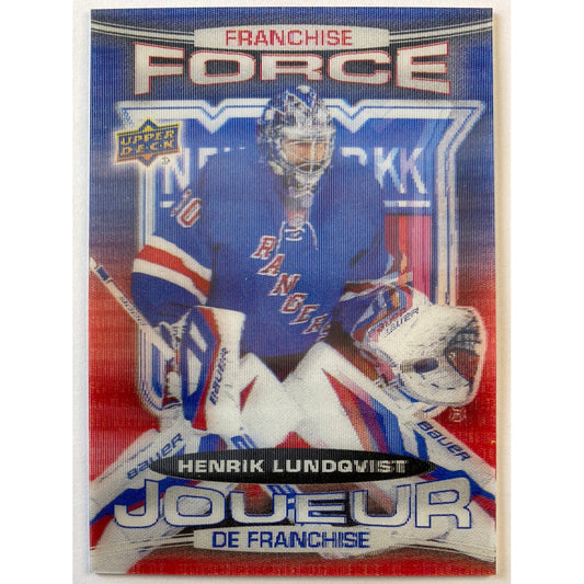 2016-17 Tim Hortons Collectors Series Henrik Lundqvist Franchise Force 3D Lenticular