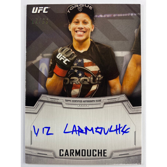 2014 Topps Knockout Liz Carmouche Certified Autograph /99