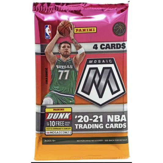2020-21 Panini Mosaic NBA Basketball Retail Pack