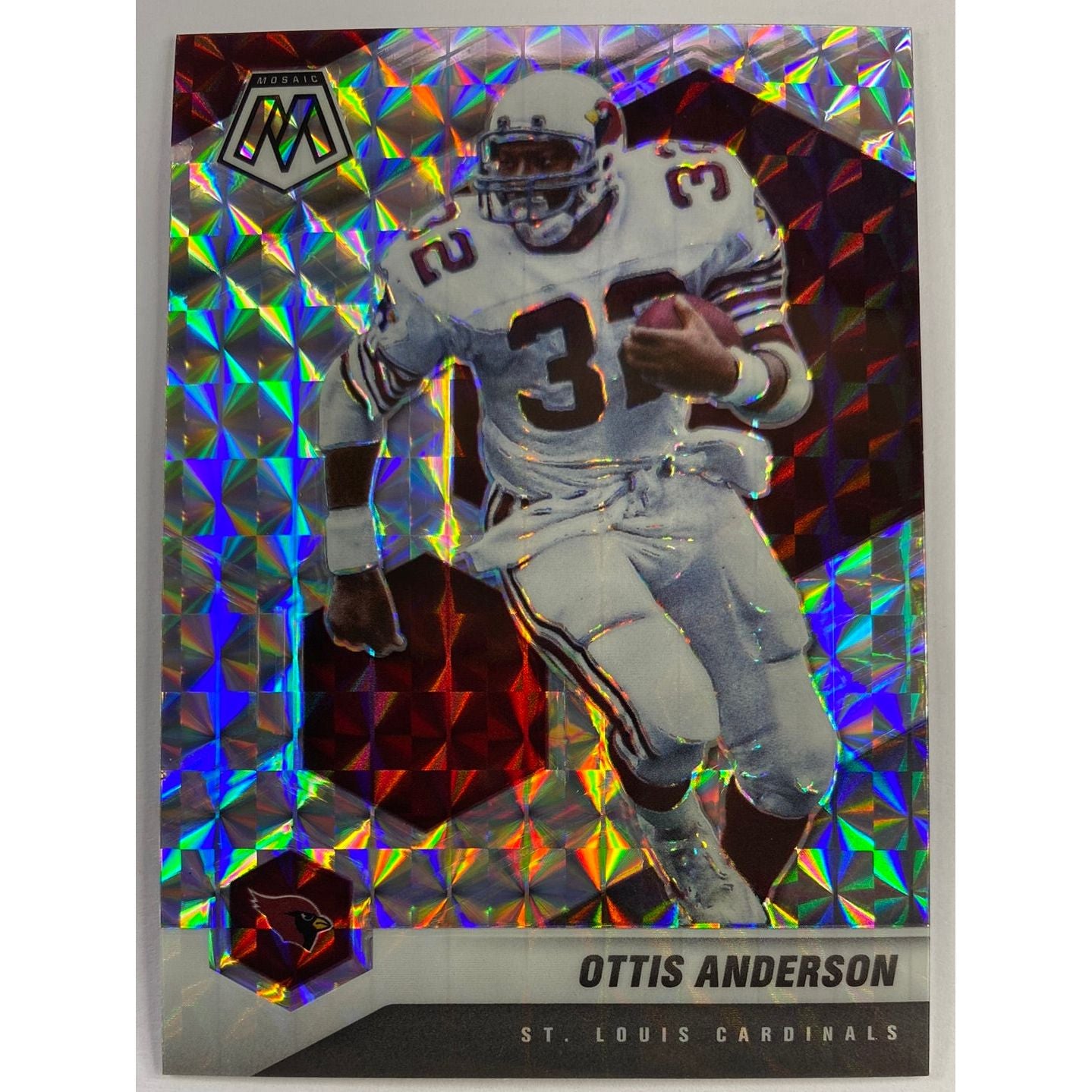 2021 Mosaic Ottis Anderson Silver Mosaic Prizm