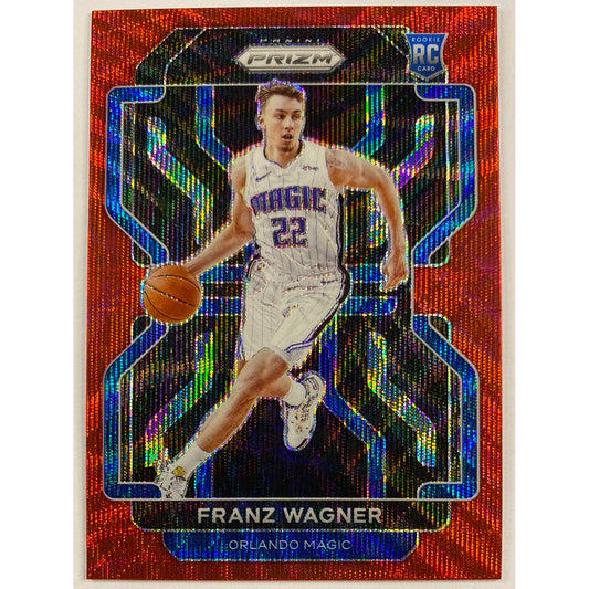 2021-22 Panini Prizm Franz Wagner Red Wave Prizm RC