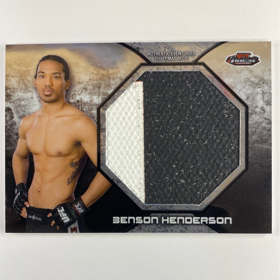 2013 Topps Finest Benson Henderson Jumbo Mat Relic