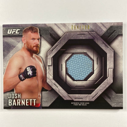 2014 Topps Knockout Josh Barnett Mat Relic /188