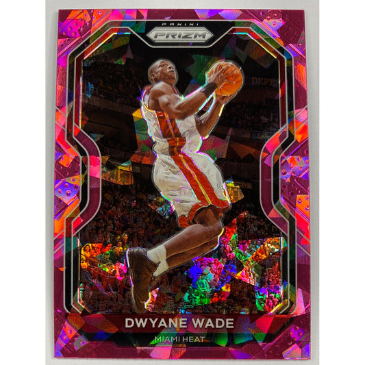 2020-21 Panini Prizm Dwayne Wade Pink Cracked Ice Prizm