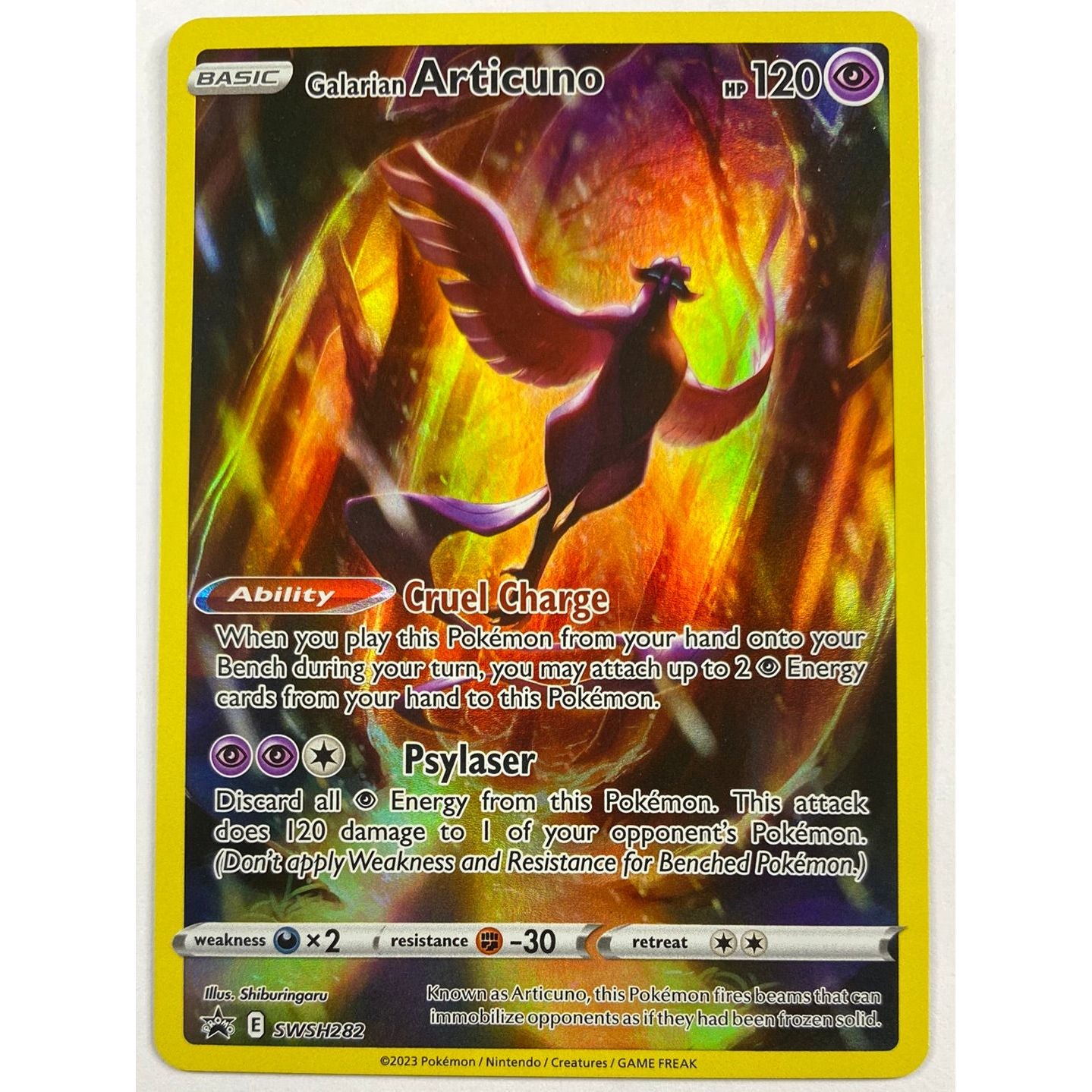 Galarian Articuno Full Art Promo SWSH282