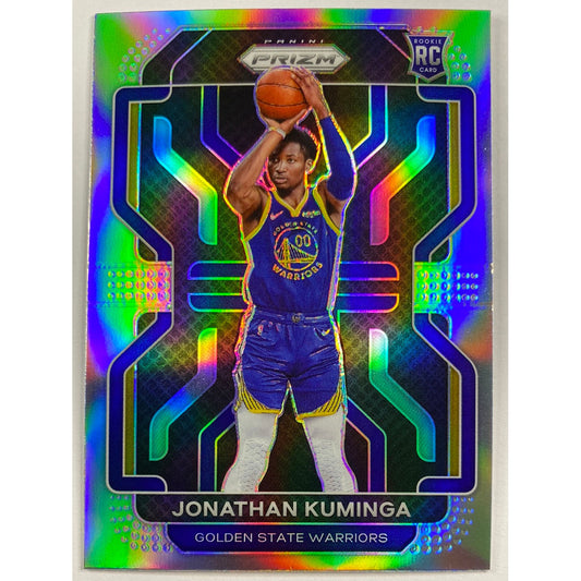 2021-22 Panini Prizm Jonathan Kuminga Silver Holo Prizm RC