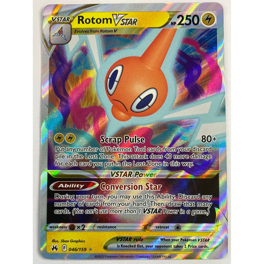 Rotom VStar Full Art Ultra Rare 46/159