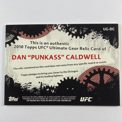 2010 Topps Dan “Punkass” Caldwell Ultimate Gear