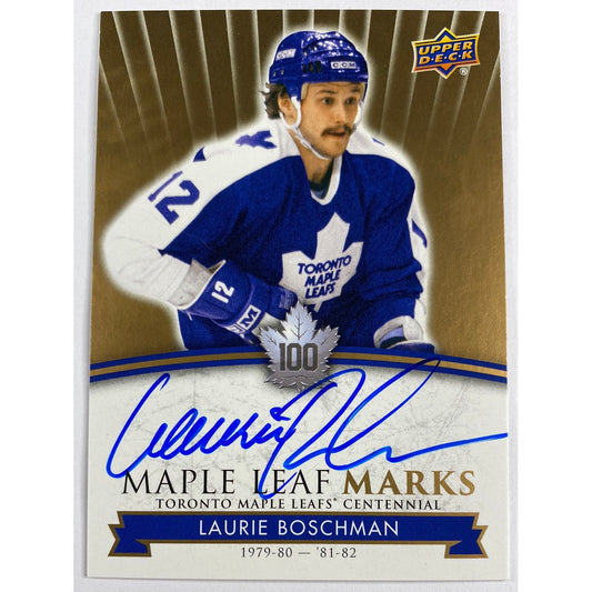 2017 Centennial Laurie Boschman Maple Leaf Marks