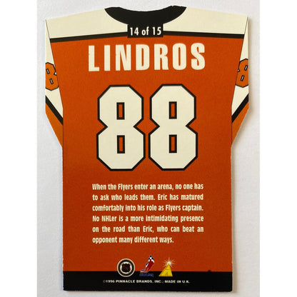 1996-97 Pinnacle Eric Lindros By The Numbers Die Cut