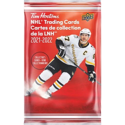 2021-22 Upper Deck Tim Hortons Collector Series NHL Hockey Pack
