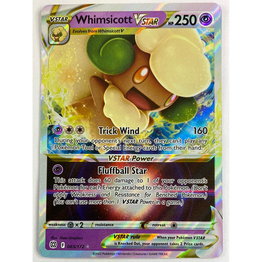 Whimsicott VStar Full Art Ultra Rare 65/172