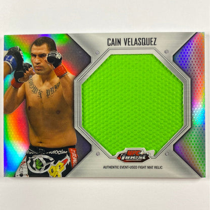 2012 Topps Finest Cain Velasquez Jumbo Mat Relic Refractor