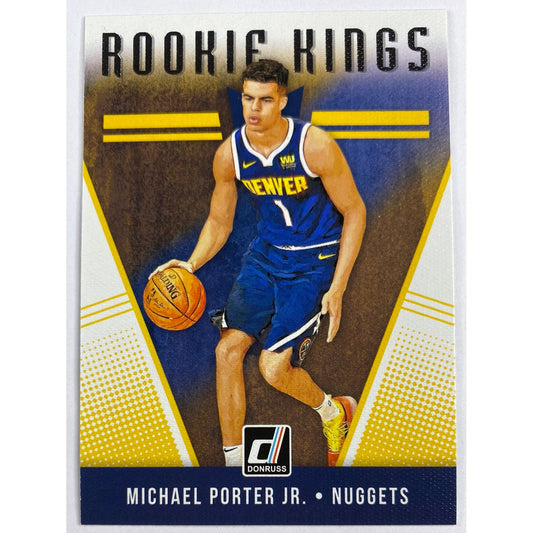 2018-19 Donruss Michael Porter Jr. Rookie Kings Canvas