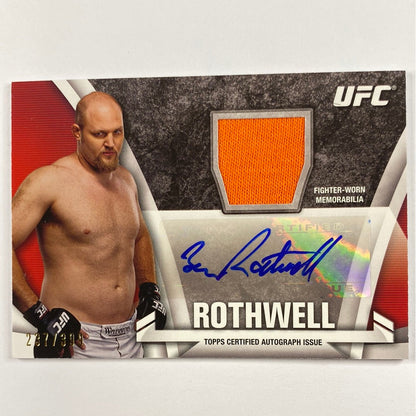 2013 Topps Knockout Ben Rothwell Auto Relic /399