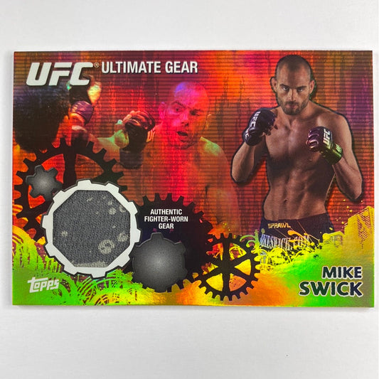 2010 Topps Knockout Mike Swick Ultimate Gear Refractor /188