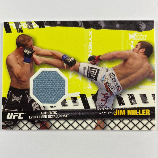 2010 Topps Jim Miller UFC 108 Mat Relic