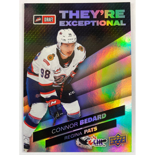 2021-22 Upper Deck CHL Connor Bedard They’re Exceptional