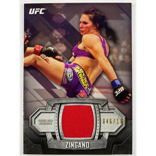 2014 Topps Knockout Cat Zingano Fighter Worn Relic /188