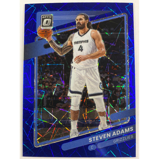 2021-22 Donruss Optic Steven Adams Blue Velocity Prizm