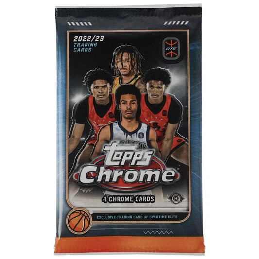 2022-23 Topps Chrome NBA Basketball Overtime Elite Hobby Pack