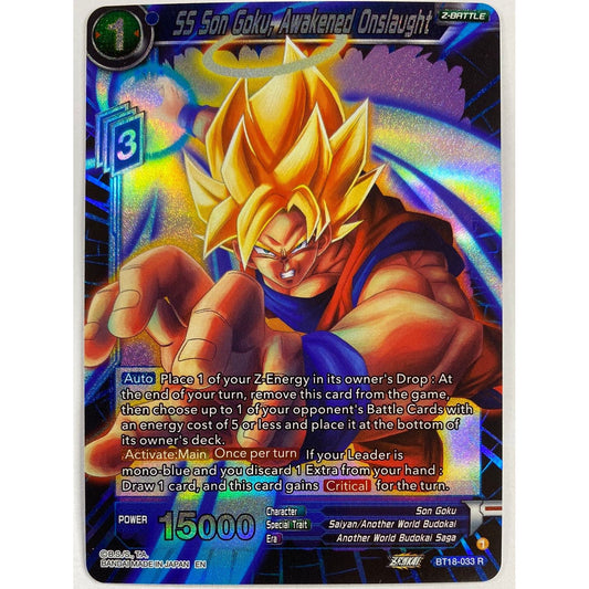 SS Son Goku, Awakened Onslaught BT18-033 R