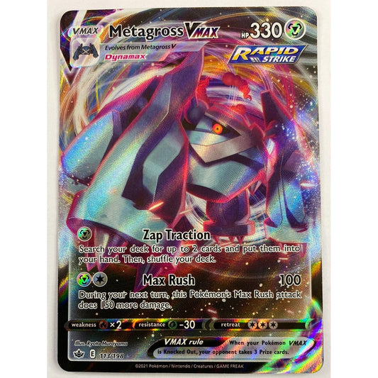 Metagross VMax Full Art Ultra Rare 113/198