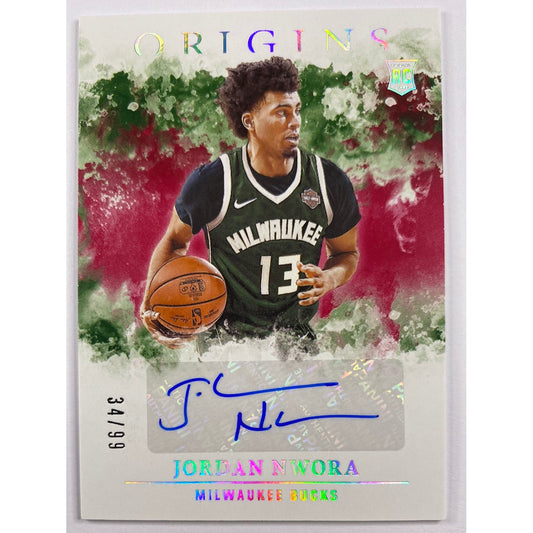 2020-21 Origins Jordan Nwora Rookie Autographs /99