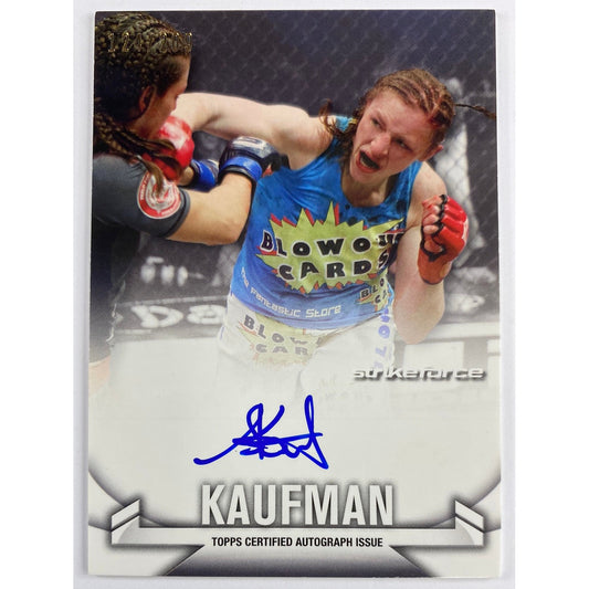 2013 Topps Knockout Sarah Kaufman Certified Autograph /209