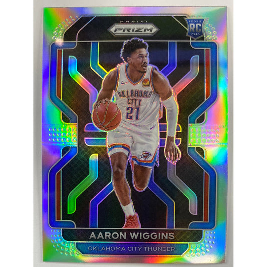 2021-22 Panini Prizm Aaron Wiggins Silver Holo Prizm RC