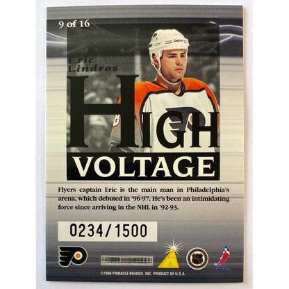 1996-97 Pinnacle Summit Eric Lindros High Voltage /1500