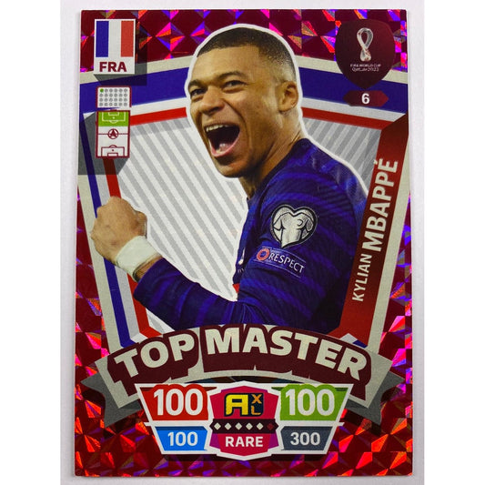 Adrenalyn XL World Cup Kylian Mbappe Top Master Rare