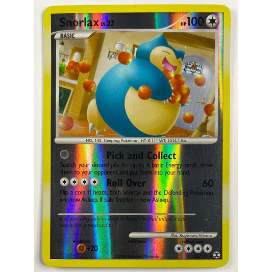 Snorlax Lv. 37 Reverse Holo Rare 33/111
