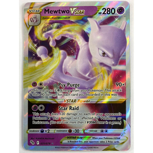 Mewtwo VStar Full Art Ultra Rare 31/78