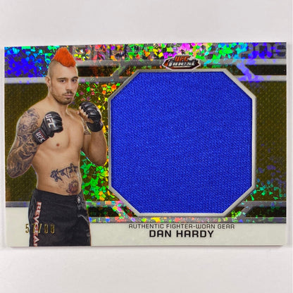 2013 Topps Finest Dan Hardy Jumbo Relic X-Fractor /88