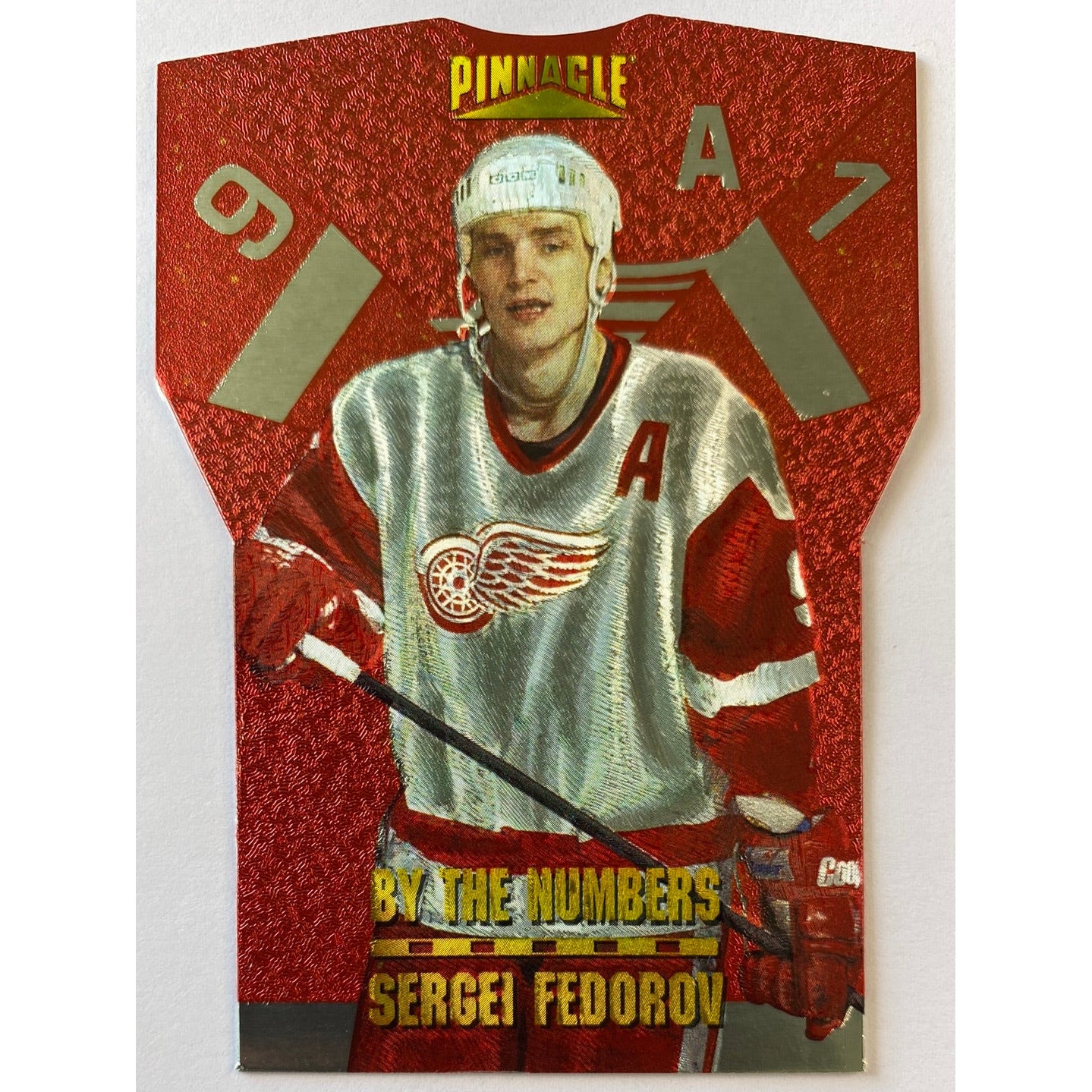 1996-97 Pinnacle Sergei Fedorov By The Numbers Die Cut