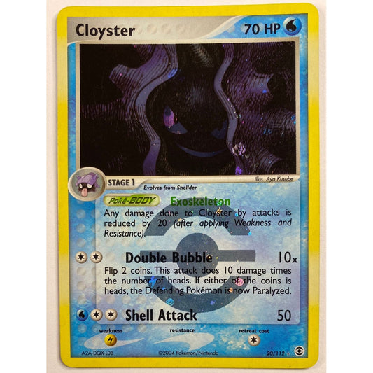 Cloyster Holo Rare 20/112