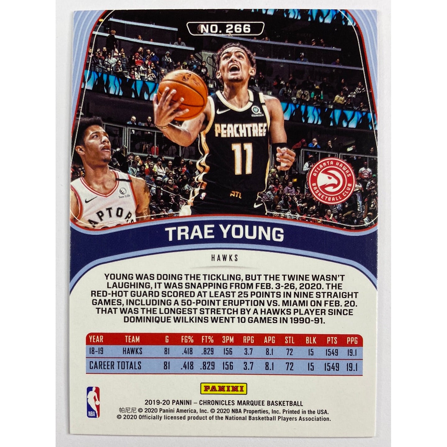 2019-20 Chronicles Marquee Trae Young