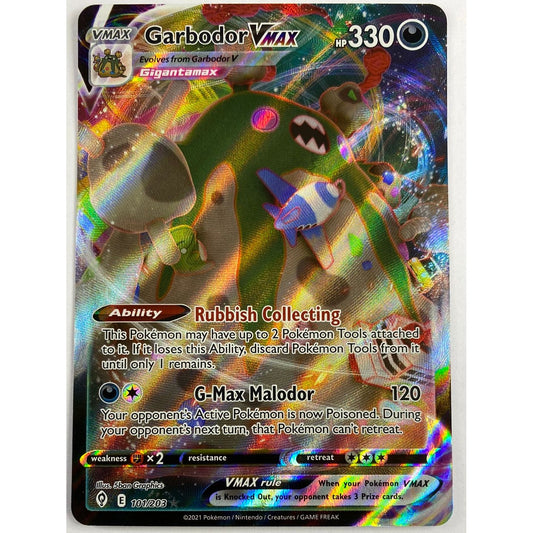 Garbodor VMax Full Art Ultra Rare 101/203