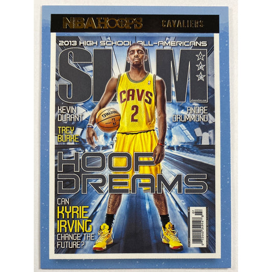 2021-22 Hoops Kyrie Irving Winter Gold Foil SLAM 2013