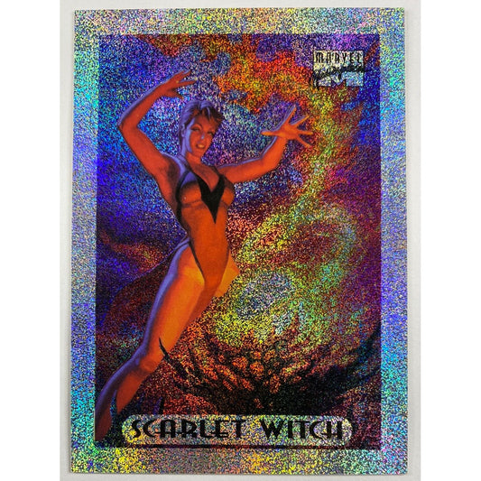 1994 Marvel Masterpieces Scarlet Witch Silver HoloFoil