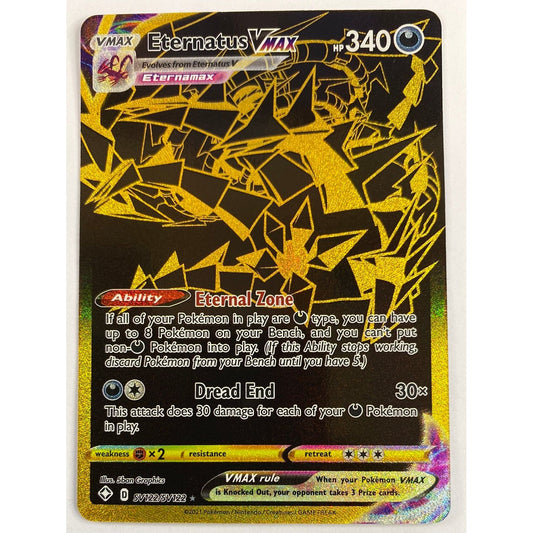Eternatus VMax Full Art Shinny Vault SV122/SC122