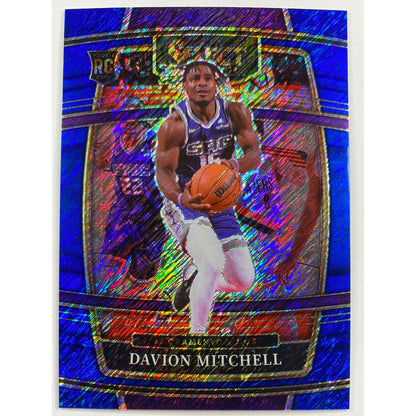 2021-22 Select Davion Mitchell Blue Shimmer Prizm RC | Local Legends Cards & Collectibles