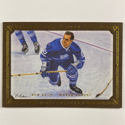 2008-09 Upper Deck Bob Baun Canvas Portrait