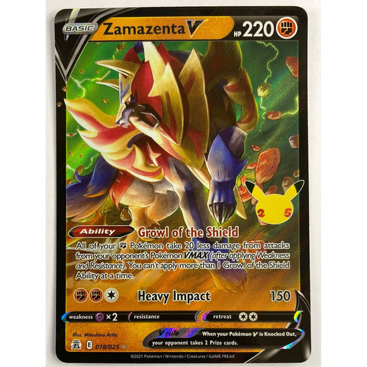 Zamazenta V Full Art Ultra Rare 18/25