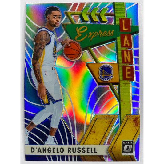 2019-20 Donruss Optic D’Angelo Russell Express Lane Silver Holo Prizm