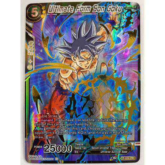 Ultímate Form Son Goku Gold Embossed P-059 PR