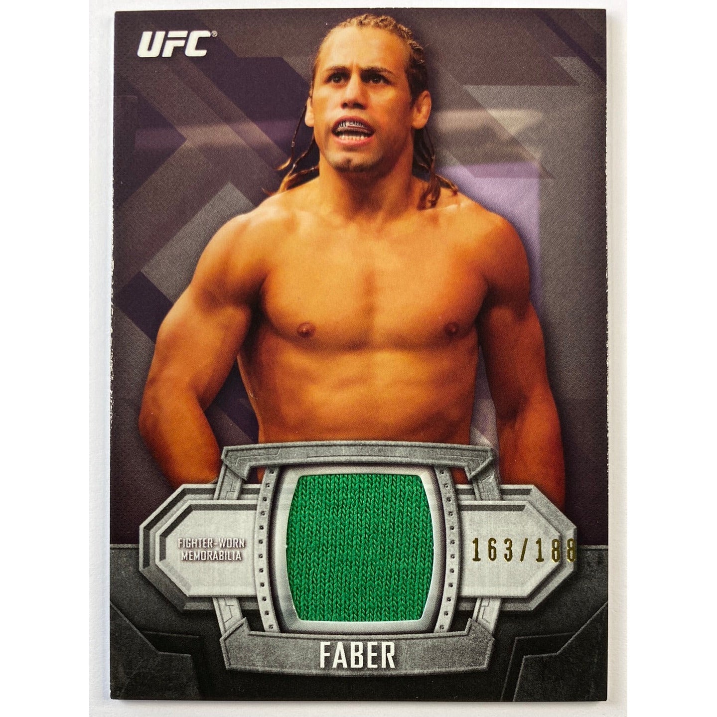2014 Topps Knockout Urijah Faber Fighter Worn Relic /188