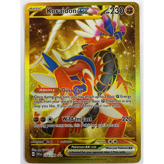 Koraidon EX Gold Secret Rare 254/198