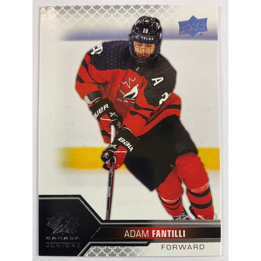 2022 Team Canada Juniors Adam Fantilli Pre Rookie